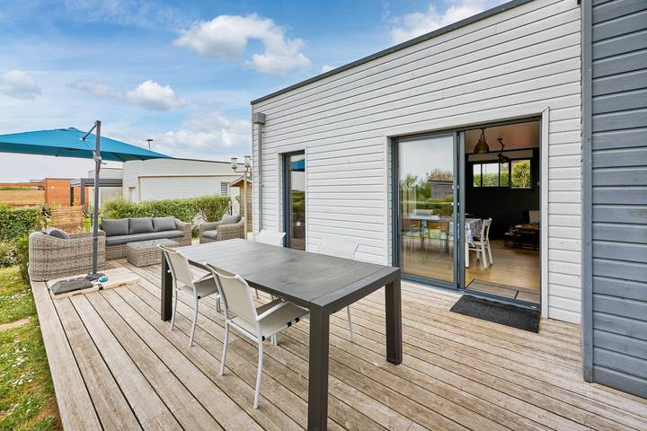 Ferienhaus für 6 Personen, mit Terrasse und Garten in Les Moitiers-d'Allonne