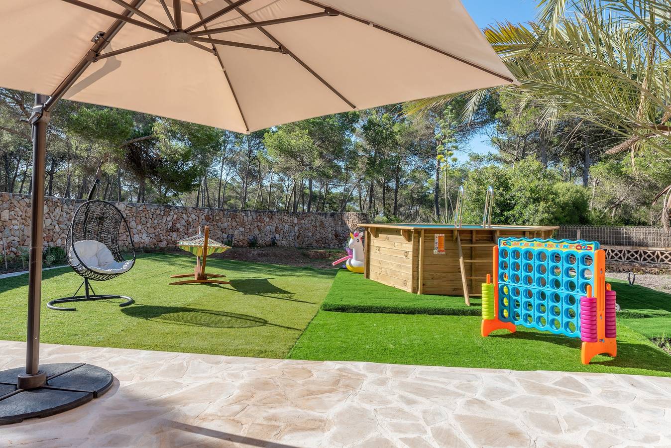 Traumhaus "Villa Del Mar Mondrago" 200m vom Strand entfernt, mit Terrasse, Balkon und Wlan in Santanyí, Mallorcas Küste