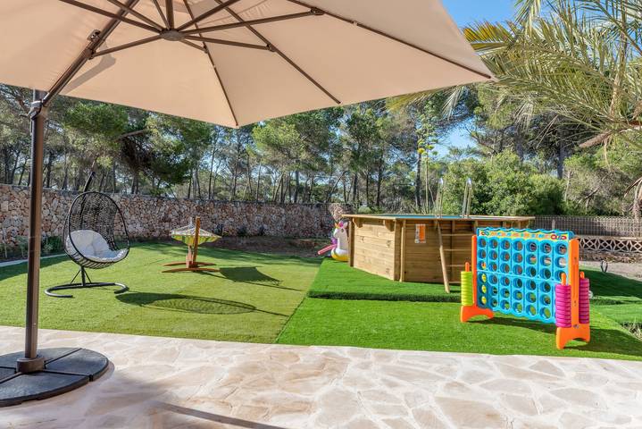 Ferienhaus für 8 Personen, mit Kinderpool und Garten in Cala Mondrago - 4