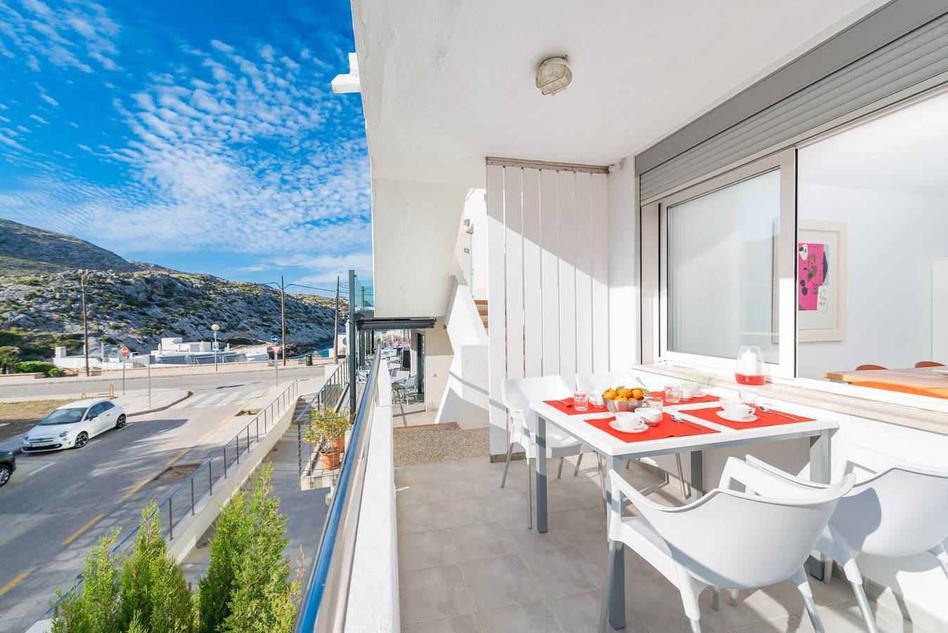 Ganze Ferienwohnung, Cala Clara - Apartment mit Terrasse in Cala Sant Vicenç. Wifi gratis in Cala Sant Vicenc, Pollença
