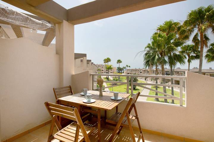 Apartamento para 2 personas, con piscina para niños en La Tejita