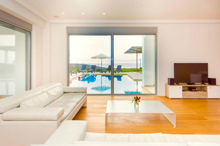 Villa per 7 persone con vista oceano in Akrotiri (Chania), Chania regione