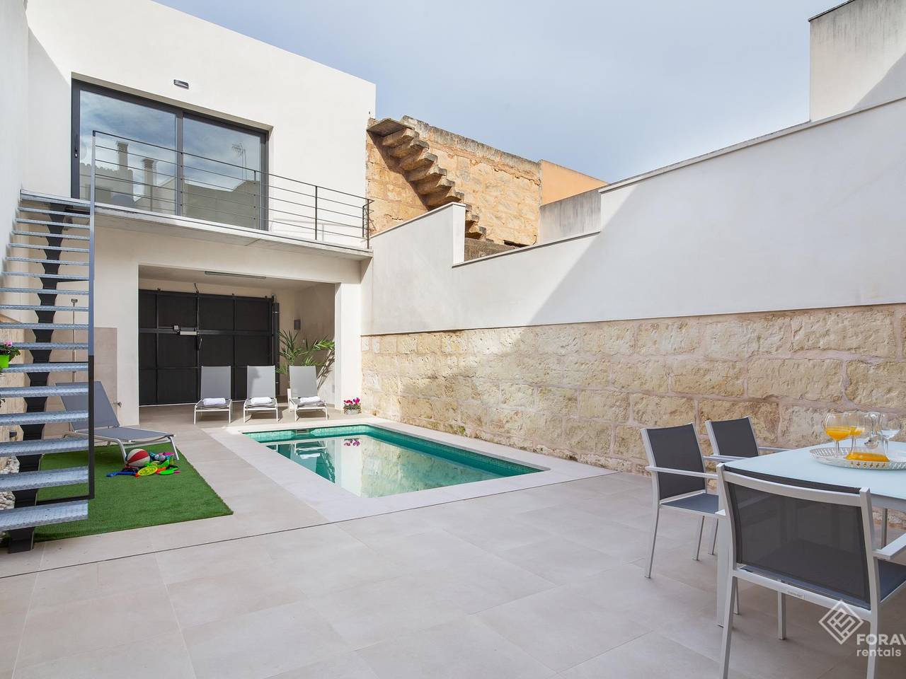 Ca Na Foc - Preciosa casa de pueblo con terraza y piscina privada in Sa Pobla, Mallorca Norte