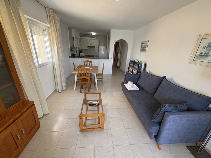 Ganze Wohnung, Ferienwohnung für 3 Personen mit Kinderpool in Los Miradores del Puerto, San Javier