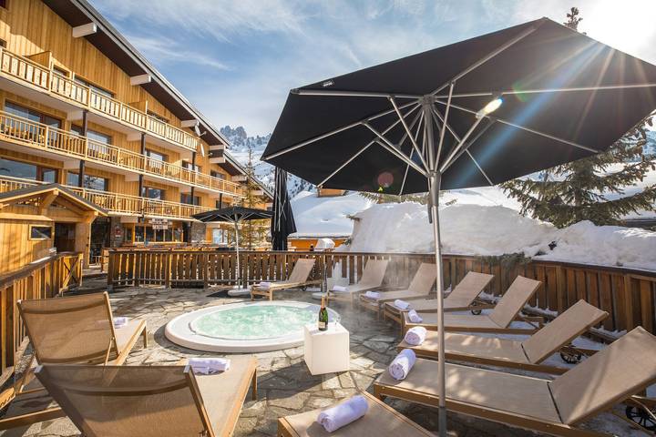 Hotel für 1 Person mit Balkon in Méribel-Mottaret, Les Allues