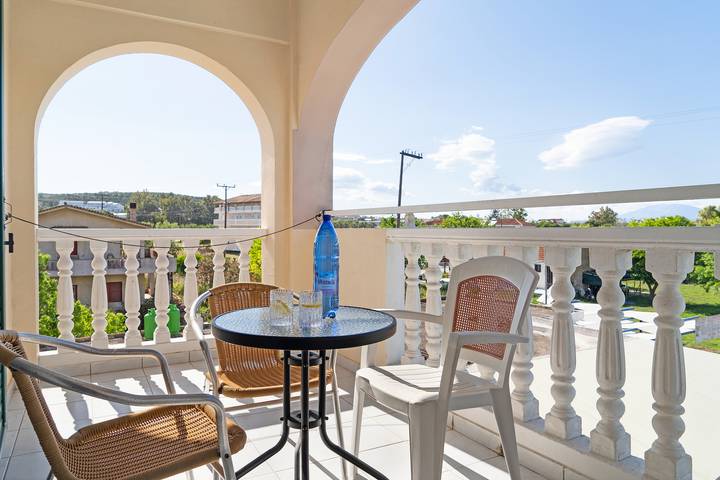 Vakantiewoning voor 3 personen, met tuin en balkon op Zakynthos