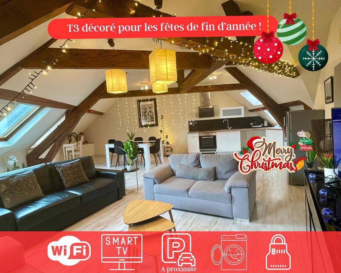 Appartement entier, Three-Bedroom Apartment in Montluçon, Région de Montluçon