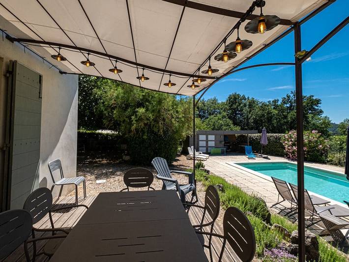 Maison de vacances pour 8 personnes, avec terrasse ainsi que piscine et jardin - 1