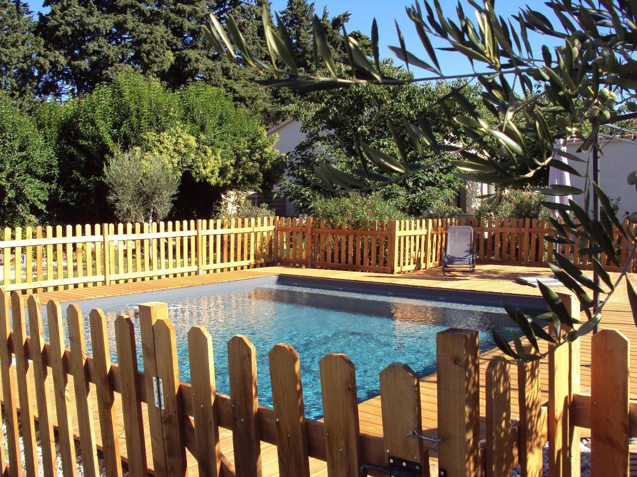 Ganze Wohnung, Cottage „Gîte Chez Augustine“ mit Wlan und Klimaanlage in Sarrians, Vaucluse