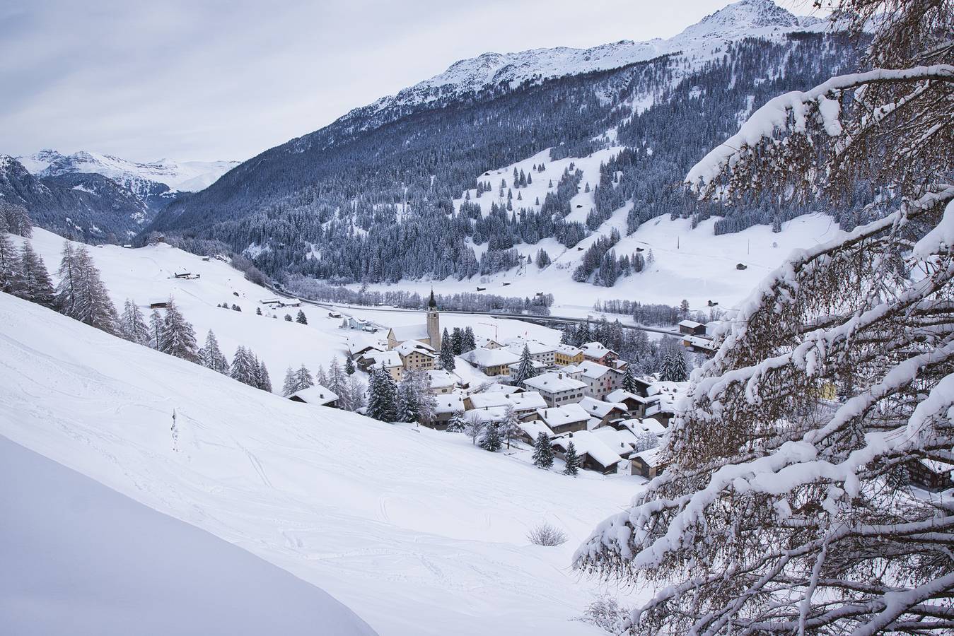 Hotel Bodenhaus - Einzelzimmer Lärche in Splügenpass, Rheinwald
