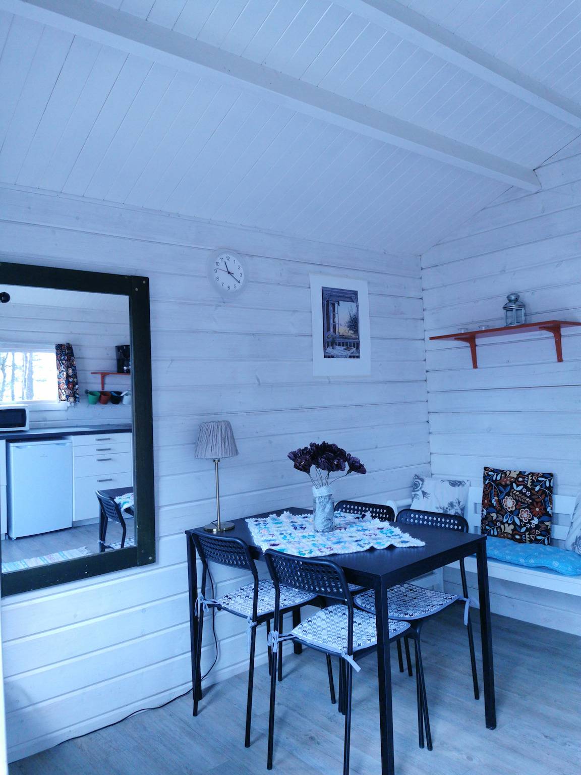 Ferienhäusschen auf einer Anhöhe mit Meerblick  in Torsås