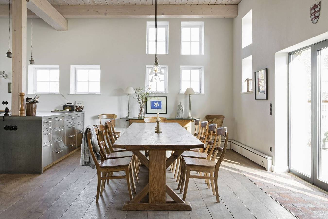 Alte Scheune in Strandnähe mit Kamin, Sauna und viel Platz für Familien in Geltinger Birk, Pommerby