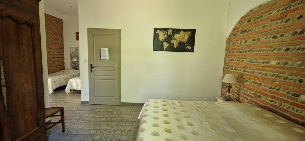 Chambre d’hôte pour 4 personnes, avec jardin à Léguevin