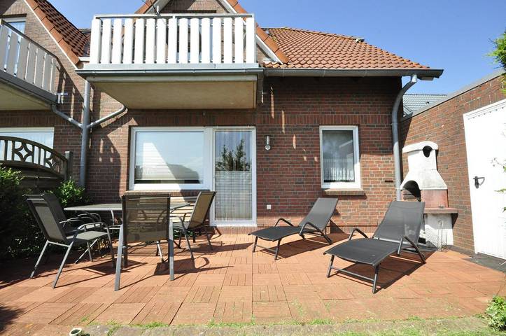 Ferienwohnung für 4 Personen, mit Terrasse und Garten in Carolinensiel
