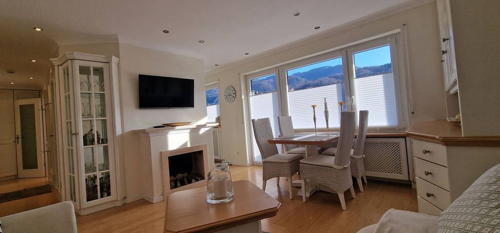Ferienwohnung für 3 Personen, mit Balkon und Sauna sowie Ausblick in Bergen (Chiemgau) - 4