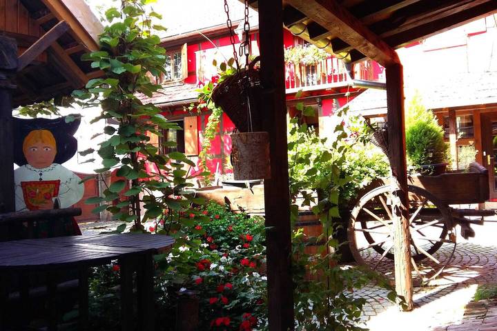 Villa pour 6 personnes, avec Terrasse ainsi que Jardin et Piscine en Alsace