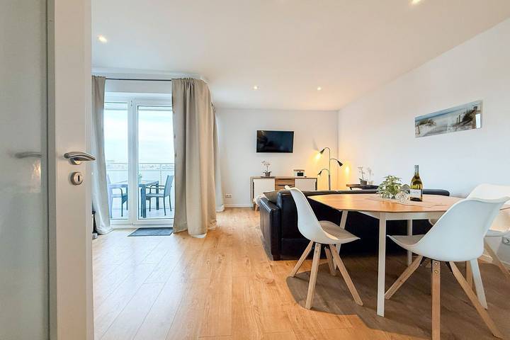 Appartement entier, Strandnahe Ferienwohnung 38 im Haus Poseidon Duhnen inkl. Strandkorb in Duhnen, Cuxhaven