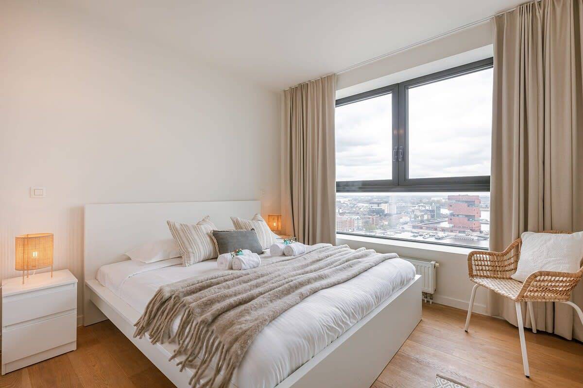 Appartement entier, Casiola - Apartment with beautiful view of Antwerp in Anvers, Région d'Anvers