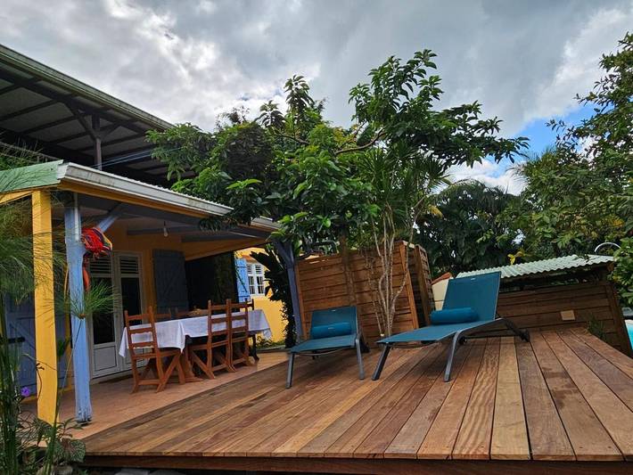 Gîte pour 4 personnes, avec piscine ainsi que vue et jardin dans Bellefontaine (Martinique) - 4
