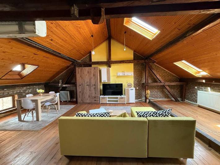 Appartement de vacances pour 3 personnes, avec jardin