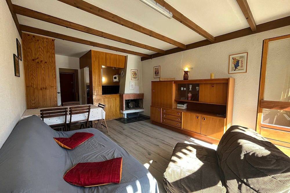 Ganze Wohnung, Helles Studio für 4 in Pra Loup 1600, nahe Shuttle in Pra-Loup, Uvernet-Fours