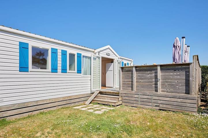 Maison de vacances pour 6 personnes, avec piscine, animaux acceptés à Les Pieux