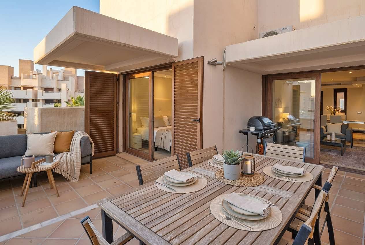 Apartamento entero, Apartamento de vacaciones para 4 personas con piscina in Reinoso, Estepona