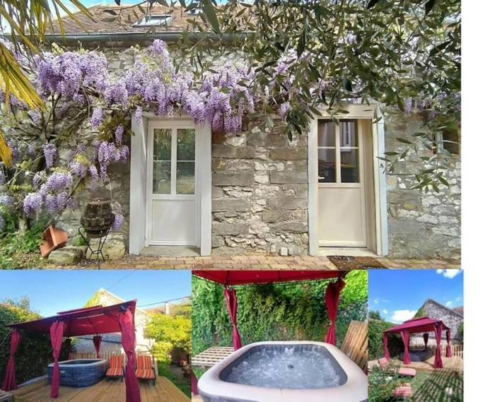 Location de vacances pour 4 personnes, avec jacuzzi et jardin à Flagy