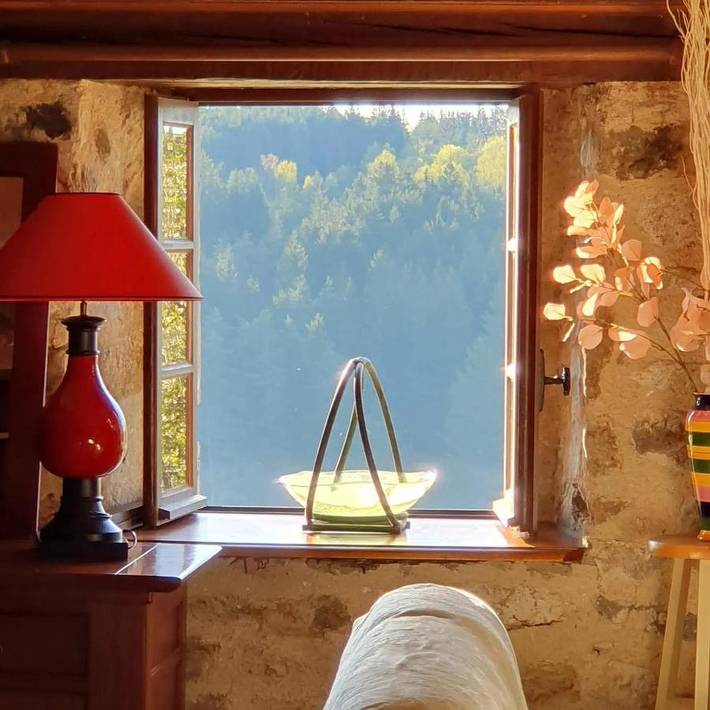 Chambre d’hôte pour 2 personnes, avec Terrasse ainsi que Jardin et Vue