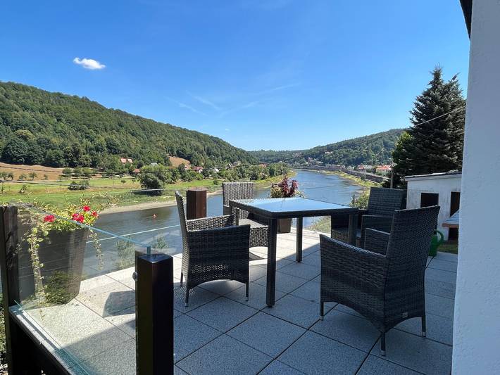 Ferienwohnung für 3 Personen, mit Terrasse und Garten in Festung Königstein