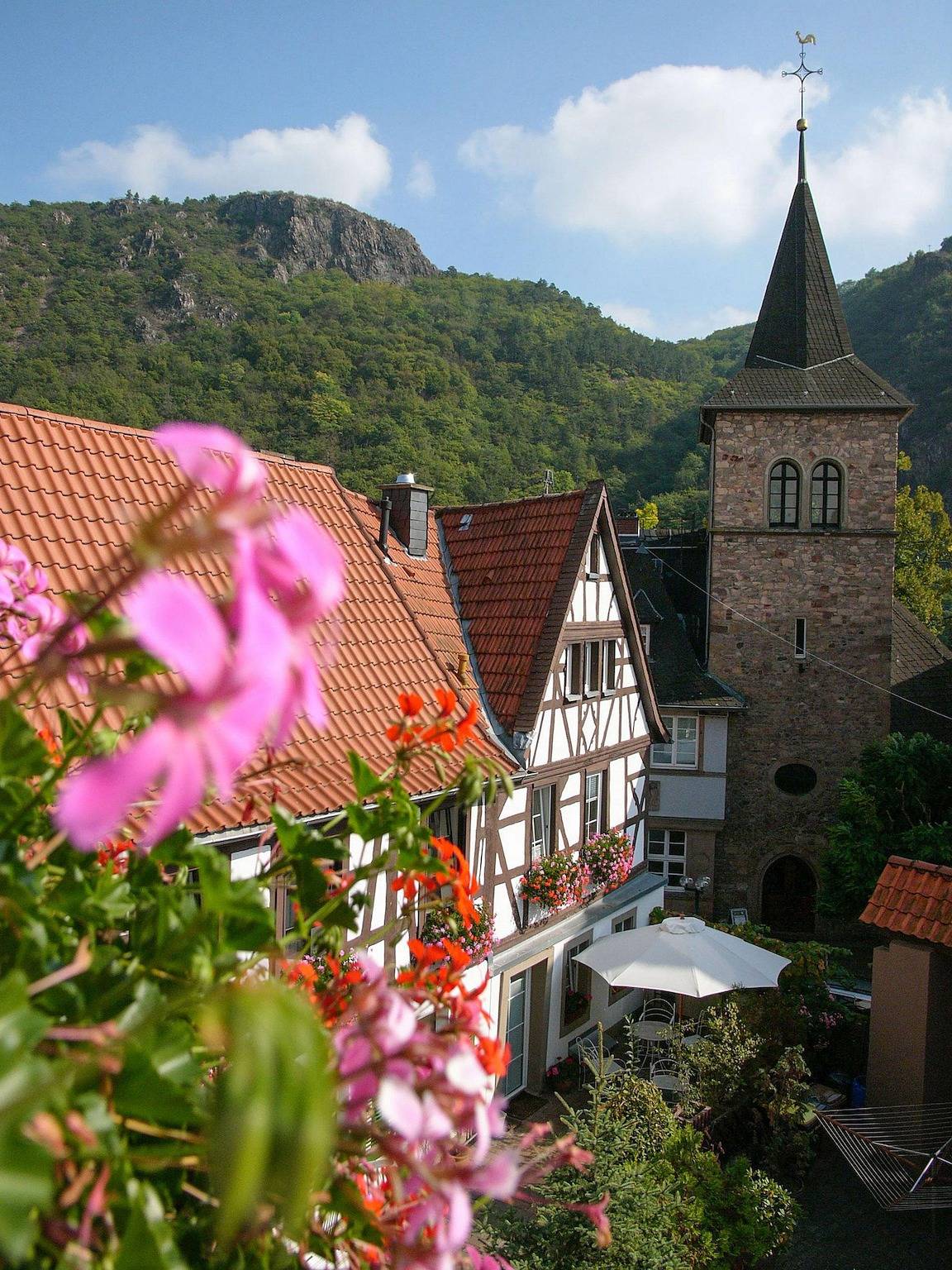 Doppelzimmer, Dusche, Wc, 1 Schlafraum in Bad Münster am Stein-Ebernburg, Bad Kreuznach