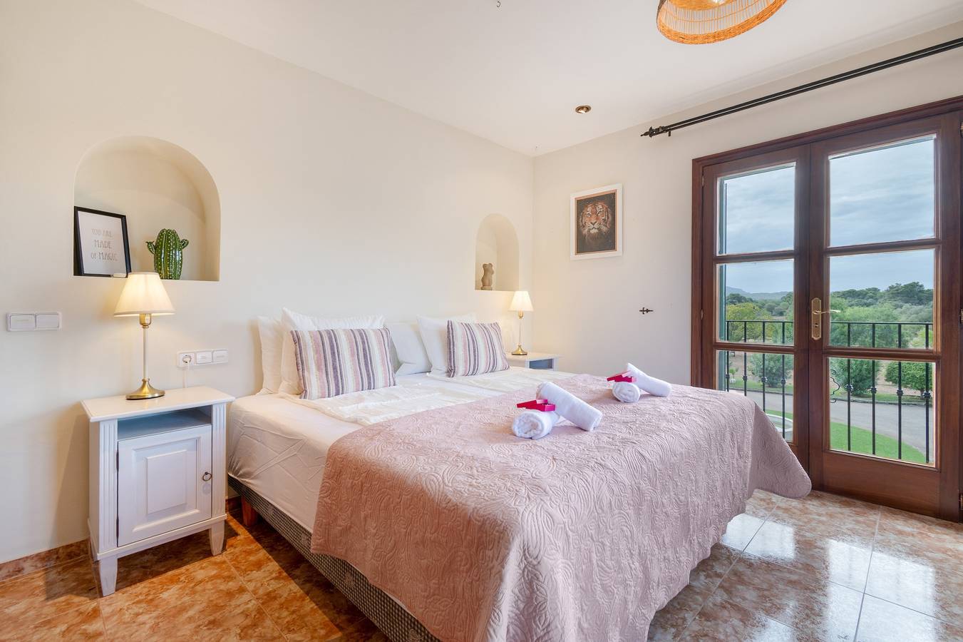 Landhaus 'Casa Avrelia' mit Bergblick, WLAN und Klimaanlage in Algaida, Mallorca Inselmitte