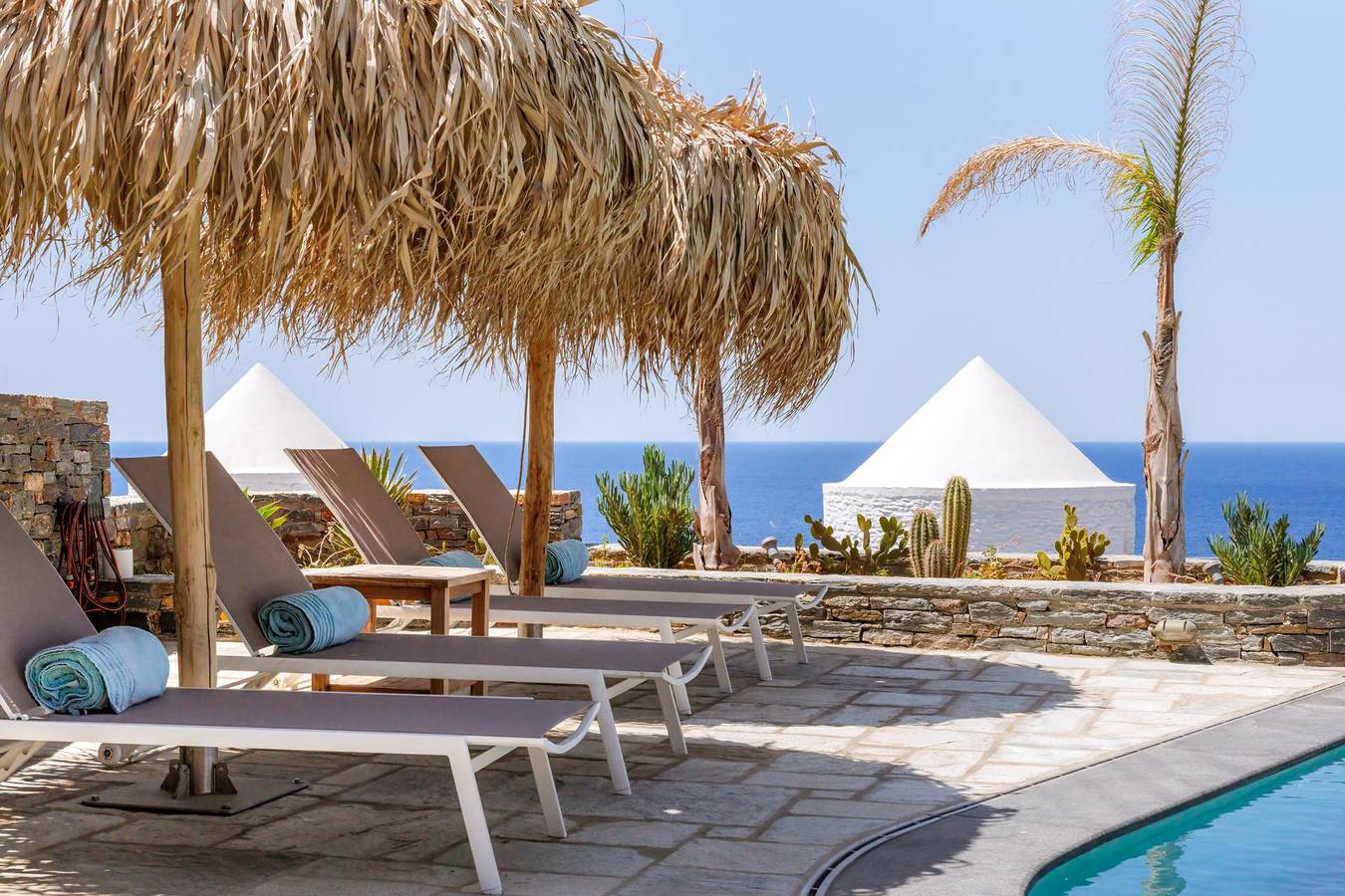 Villa per 8 persone con vista oceano in Kea