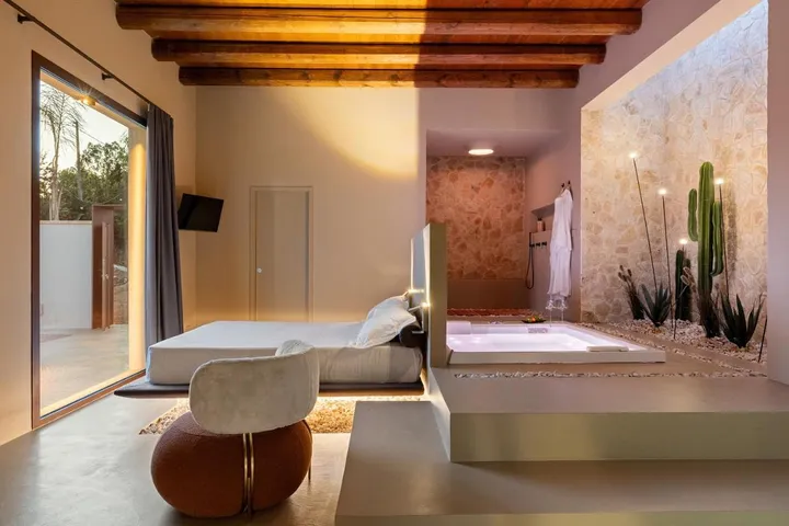 Villa per 2 persone, con piscina e idromassaggio nonché giardino e sauna, con animali domestici - 1