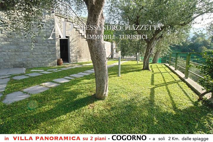 Appartamento intero, Appartamento A in villa con vista panoramica in San Salvatore, Cogorno