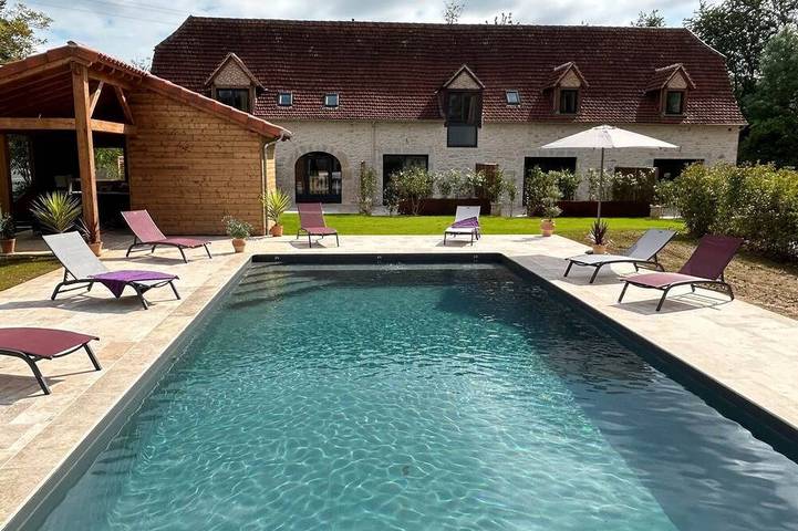 Gîte pour 14 personnes, avec jacuzzi et sauna à Saint-Sozy - 3