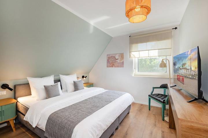 Ferienhaus Lykke Luna mit Sauna und Kamin auf Usedom in Zirchow, Usedom