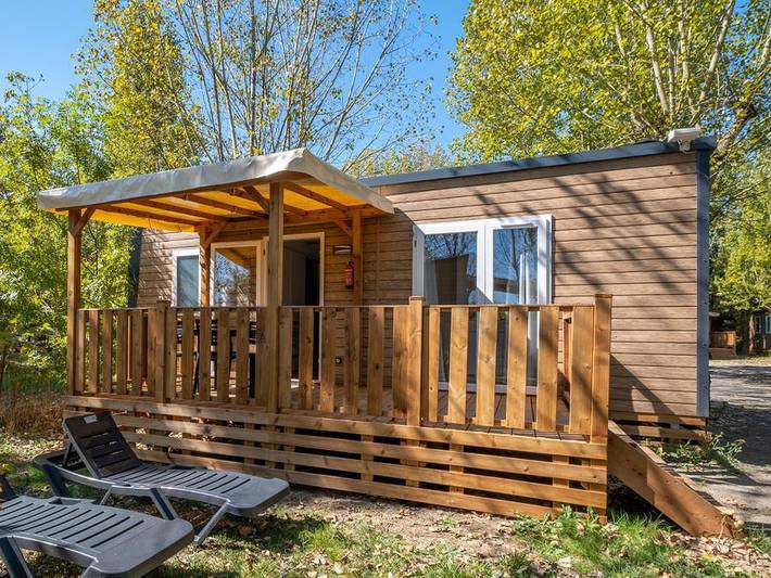 Camping Les Mizottes - Mobilheim 4 personen - Mobilheim Premium 2 Zimmer > 29 m² 4 Pers. in Saint-Michel-en-l'Herm, Fontenay-le-Comte