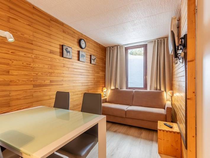 Gîte pour 4 personnes, avec Balcon dans Plagne Bellecote