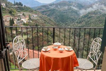 Gîte pour 4 personnes, avec balcon à Apricale
