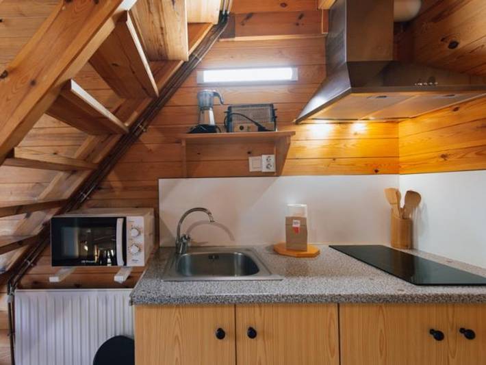 Bungalow para 4 personas, con piscina y jardín en Pirineos