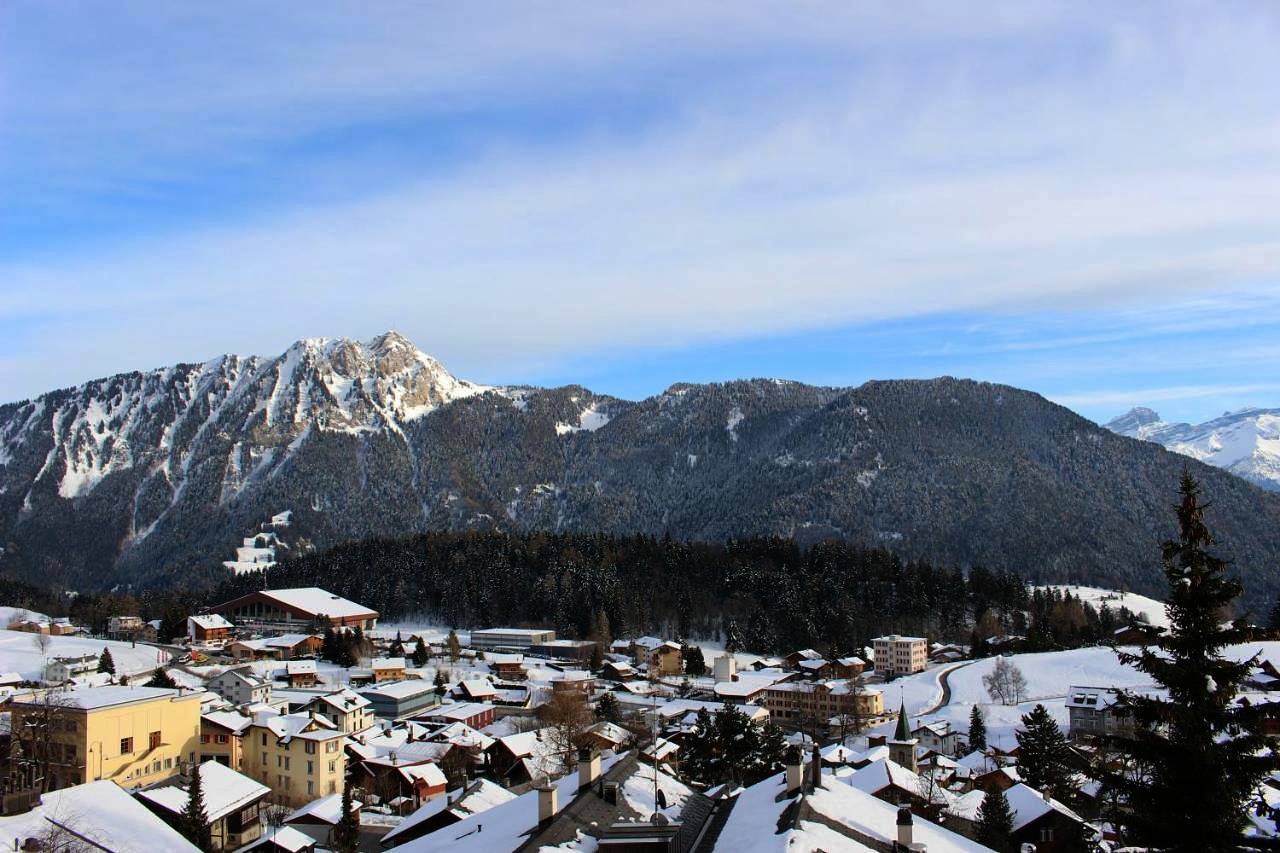 Ganze Wohnung, Apartment with Mountain View in Leysin, Alpes Vaudoises