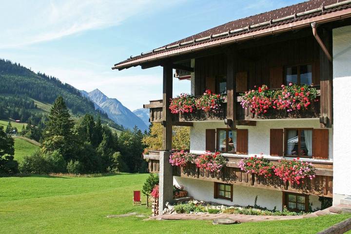 Apartamento para 3 personas, con Balcón y Jardín en Oberjoch
