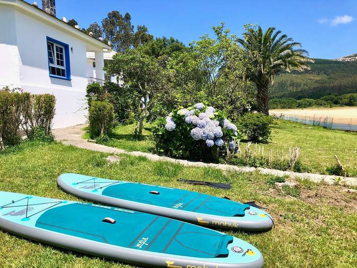 Apartamento para 7 personas, con Vistas al mar y Jardín en Ortigueira