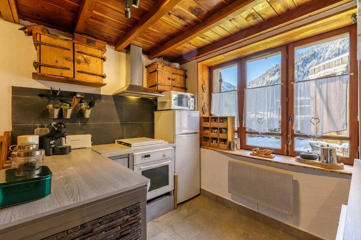 Ganze Wohnung, Maisonnette Argentée Near Grands Montets: Garden + Mont Blanc in Argentière, Chamonix