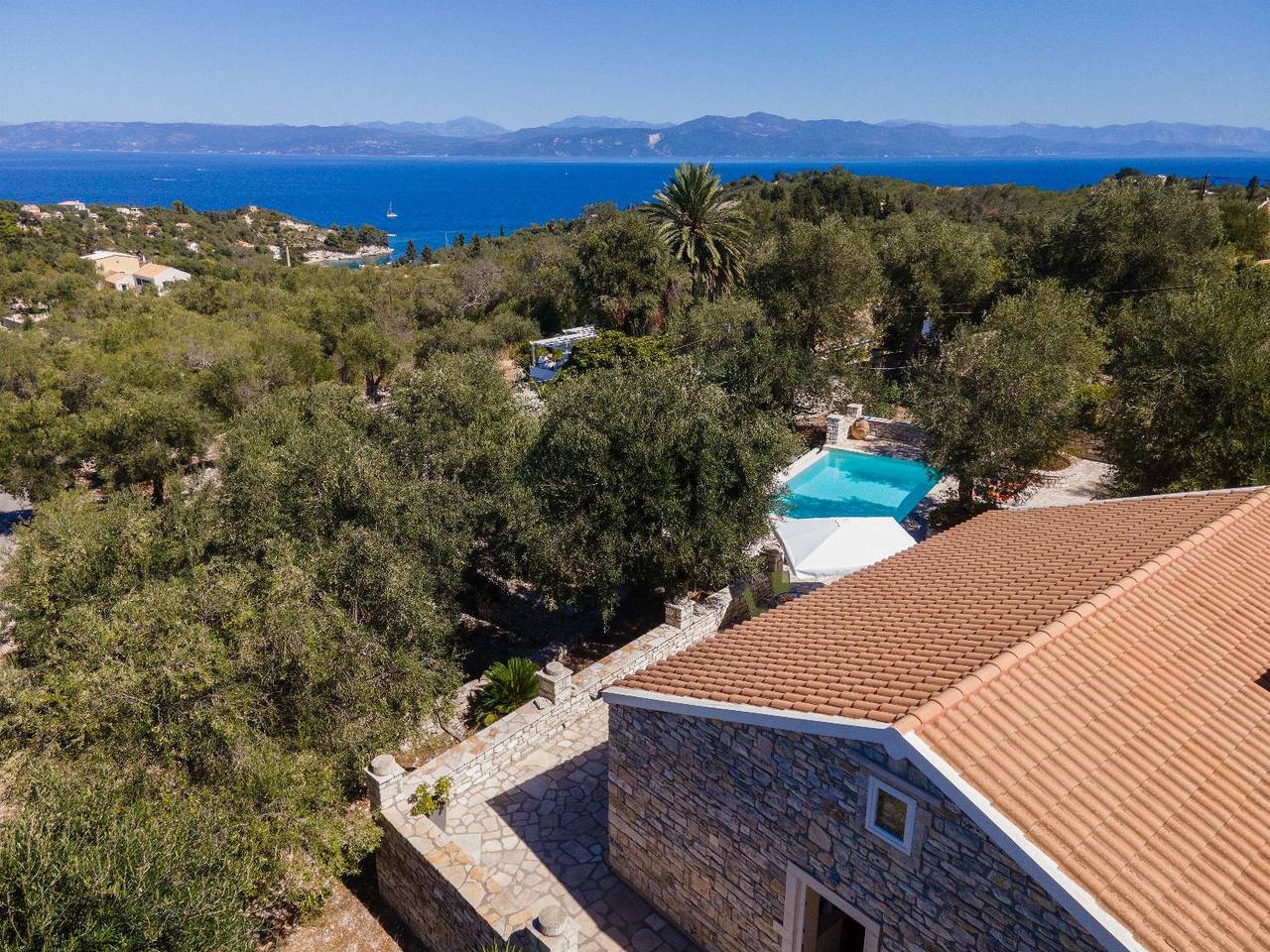 Villa Hara in Kagkatika, Paxos
