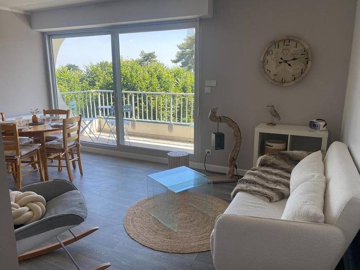 Gîte pour 3 personnes, avec Balcon ainsi que Terrasse et Vue dans Alliance (Pornic)