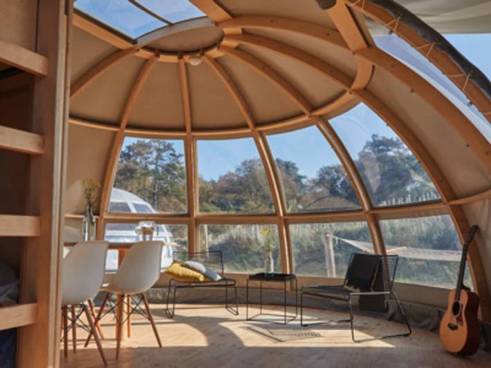 Camping für 2 Personen, mit Terrasse und Pool in Overijssel