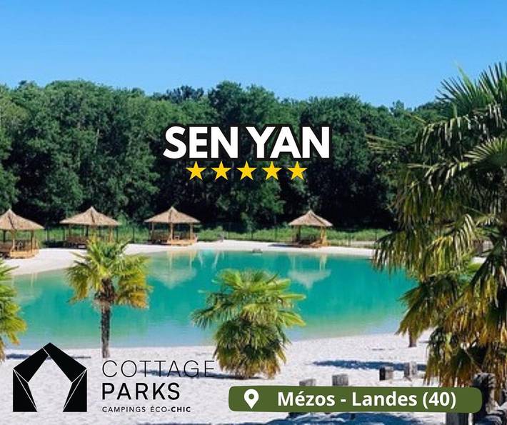 Camping pour 6 personnes, avec piscine et terrasse ainsi que sauna et jacuzzi