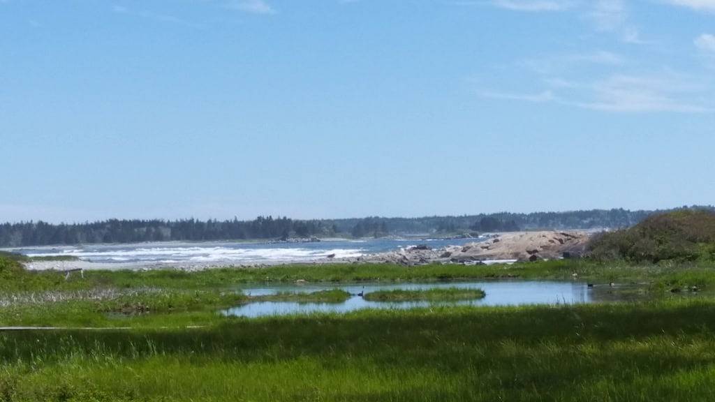 Mächtiger Atlantik-Rückzug in Region of Queens Municipality, Queens County